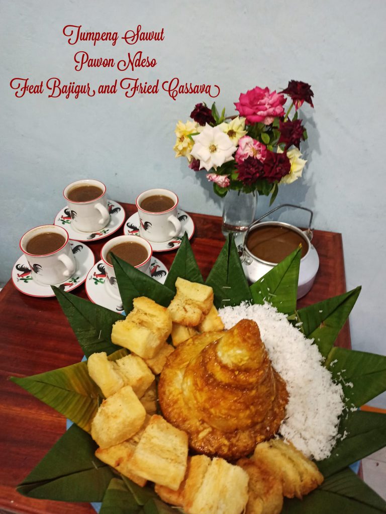 Serba ndeso Tumpeng sawut by Afrillya Lya Lilysari