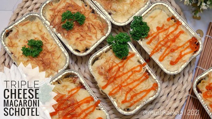 TRIPLE CHEESE MACARONI SCHOTEL by Mustika Eka Putri TRIPLE CHEESE MACARONI SCHOTEL by Mustika Eka Putri