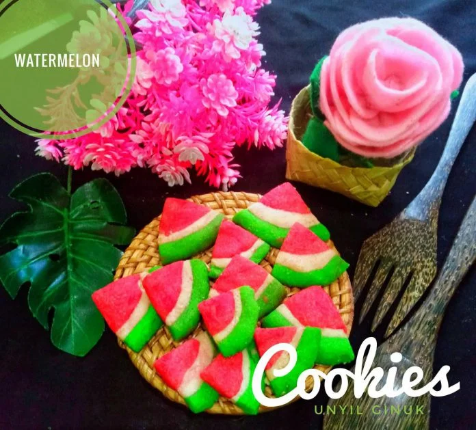 WaterMelon Cookies tanpa biji by Annansya Aina WaterMelon Cookies tanpa biji by Annansya Aina