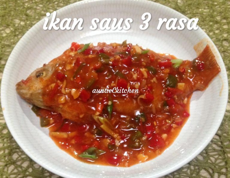 ada asam, manis dan pedas Ikan saus 3 rasa by AuntieC AuntieC