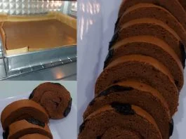 baking Coklat Roll Cake by Rina M