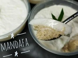 cooking Mandafa kue khas bugis by Tien Ros