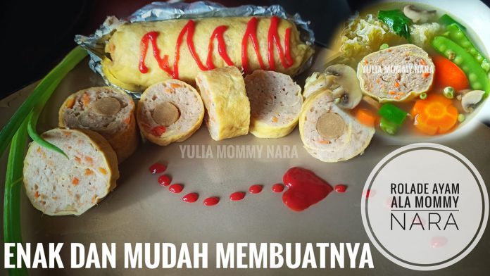 enak dan mudah membuatnya Rolade ayam udang by Eka Yuliana enak dan mudah membuatnya Rolade ayam udang by Eka Yuliana