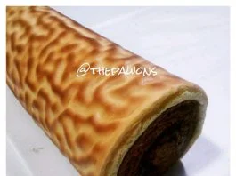 hampir satu kilo telur Tiger Roll Cake by Diana Aja