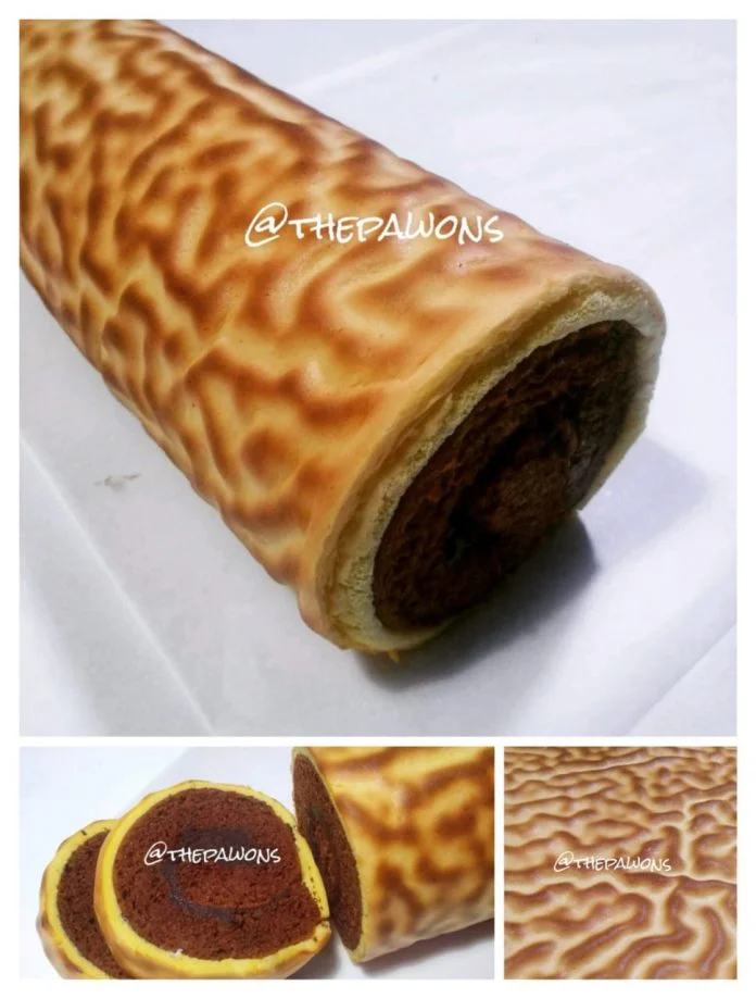 hampir satu kilo telur Tiger Roll Cake by Diana Aja