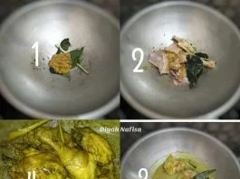 kreasi nikmat Ayam Bumbu Ungkep by Diyah Nafisa