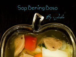 kreasi tanpa santan hari ini SOP BENING BAKSO by Julie Darwis