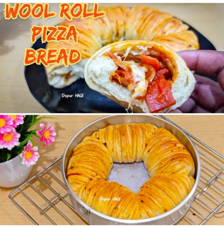 masih viral dan Belum bosan Wool Roll Pizza Bread by Yula Es Em