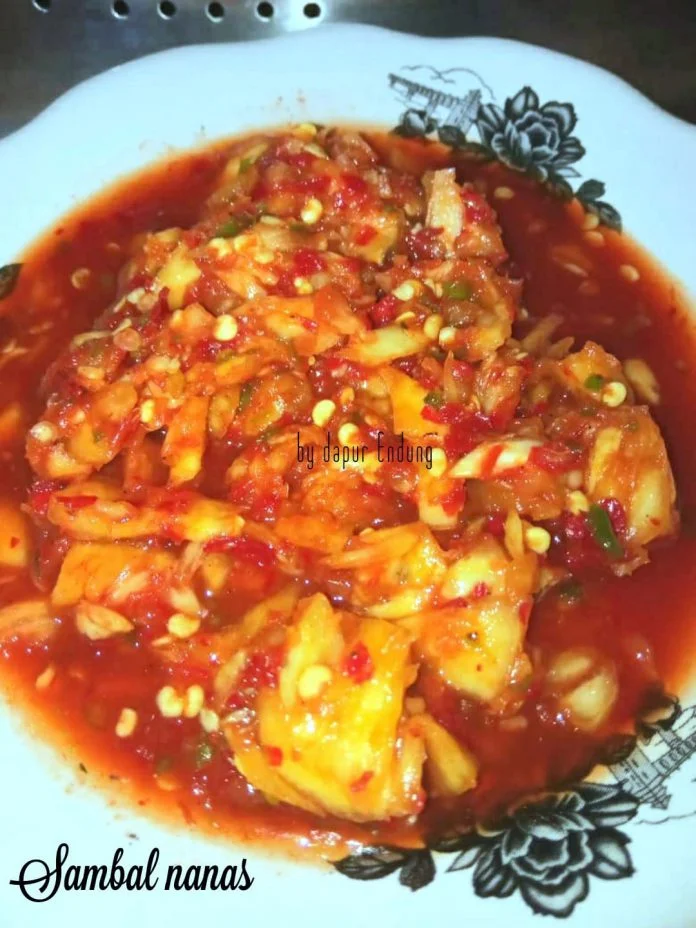 seger-seger pedas Sambal nanas by Dapurnya Anggie