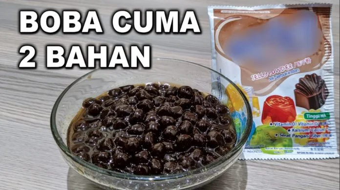 simpel dan mudah boba 2 bahan by Galih Triyoga