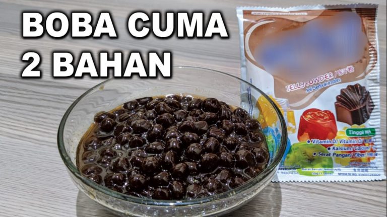 simpel dan mudah boba 2 bahan by Galih Triyoga
