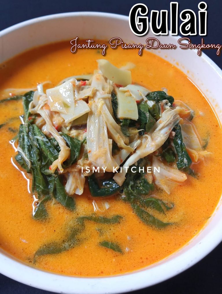 resep Gulai Jantung Pisang Daun Singkong by Ismy Maulidasary