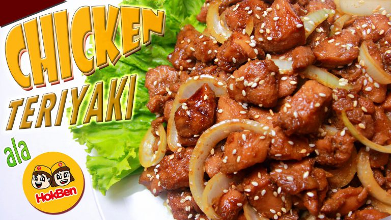 Resep chicken Teriyaki ala Hokben by Momandson Pudding