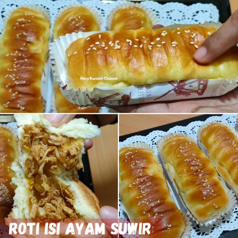 Roti isi ayam suwir super lembut by Hery Kurniati