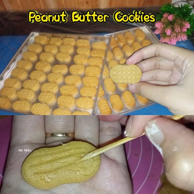 isi toples lebaran kue kering kacang Peanut butter cookies by Ati Atiro