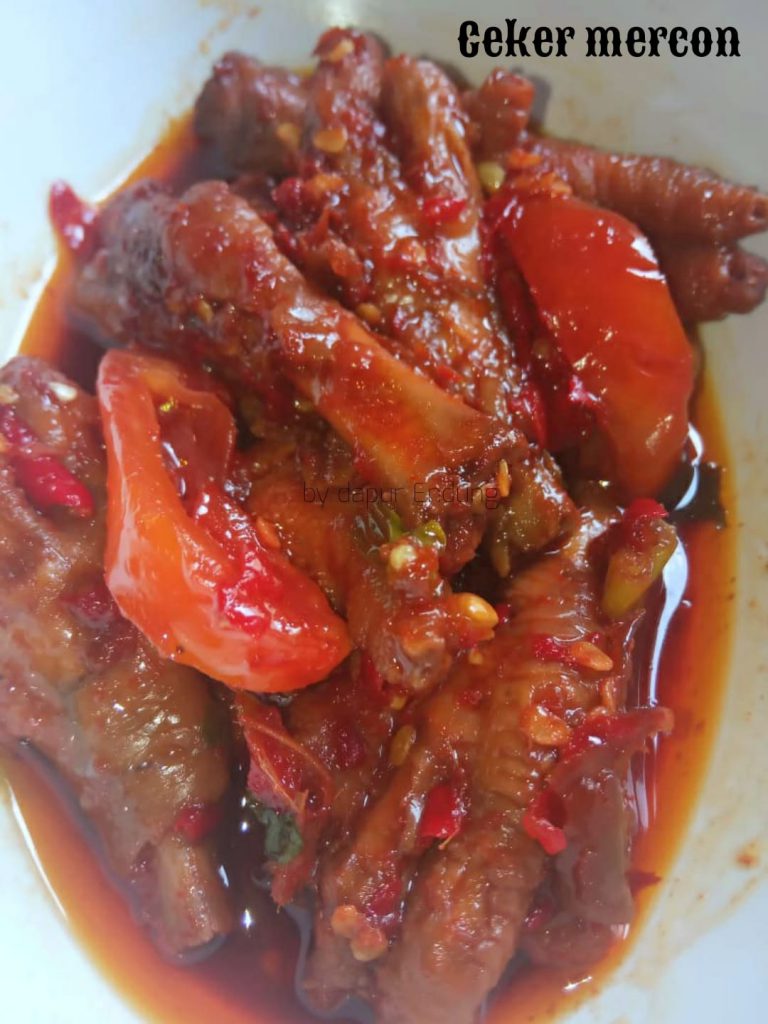 cara membuat masakan pedas Ceker mercon by Dapurnya Anggie
