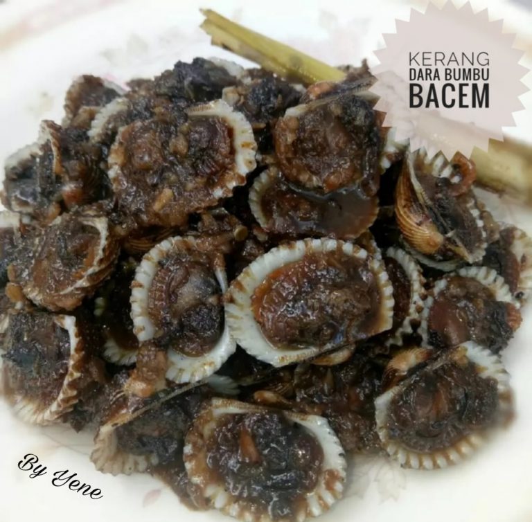 resep Kerang Dara Bumbu Bacem by Yene Eka Rahman