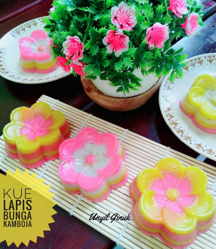 Kue Lapis Bunga Kamboja by Annansya Aina