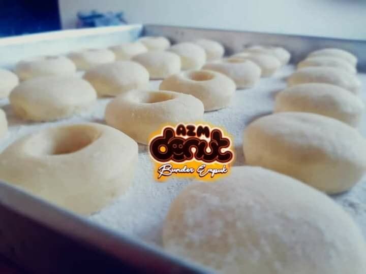 Membuat donut dengan dough kecil hasil besar by Nabil Hedrah 5