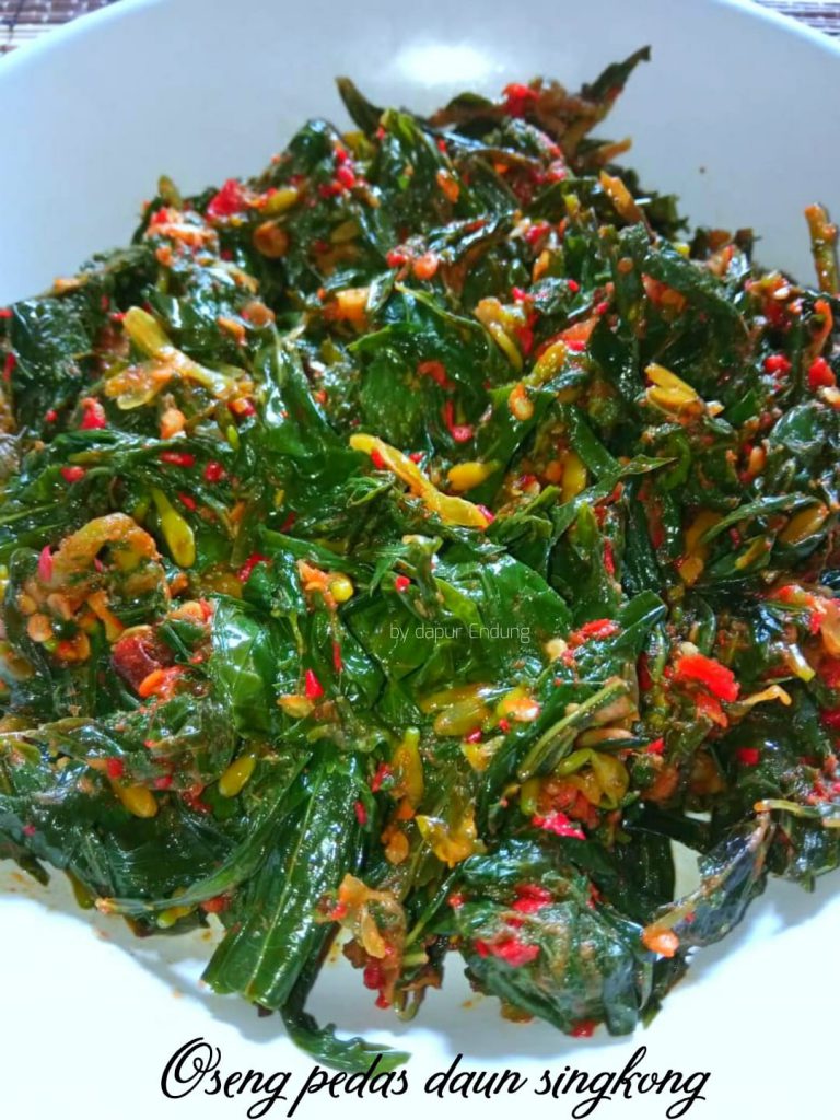 Oseng pedas daun singkong by Dapurnya Anggie