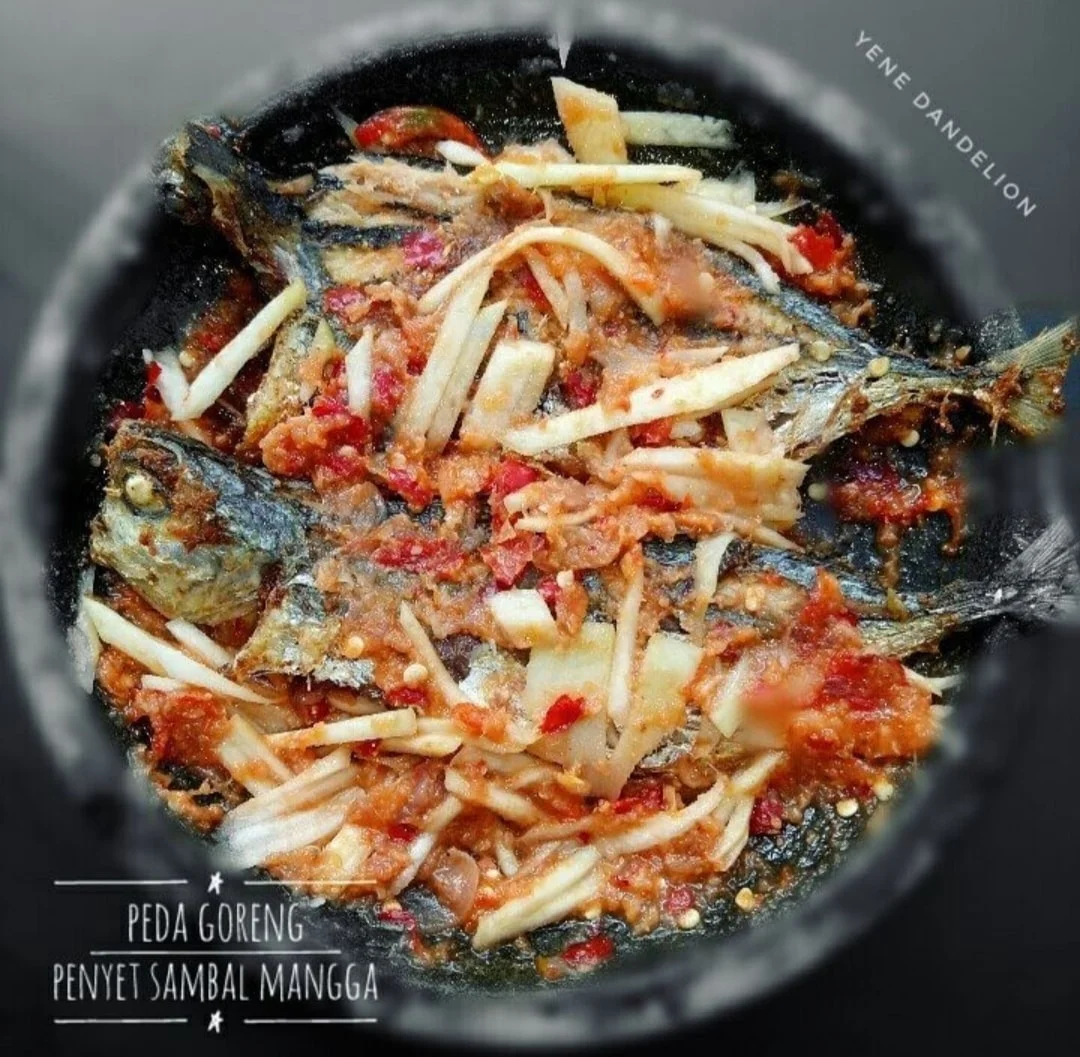 PEDA GORENG PENYET SAMBAL MANGGA by Yene Eka Rahman