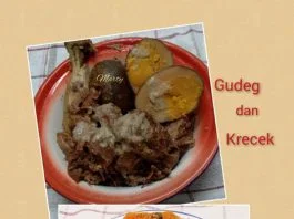 Pelengkap gudeg yang paling cocok