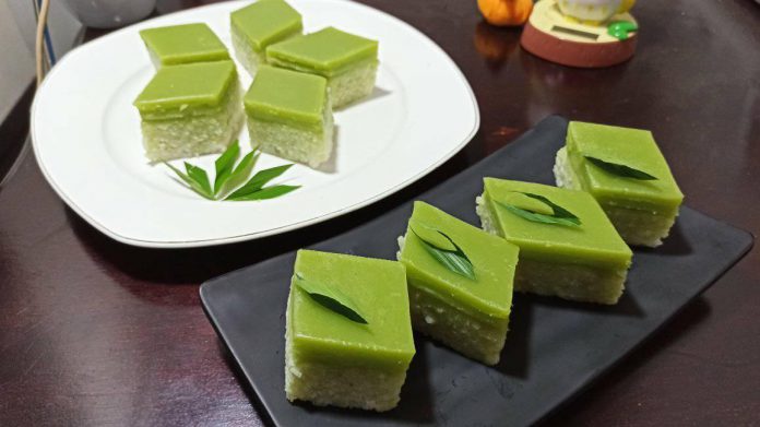 Selai Bingke / Serimuka Ketan Pandan / Talam Ketan by Vivi Wen