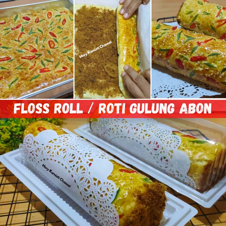 Cocok untuk ide jualan Roti Gulung Abon Floss Roll by Hery Kurniati