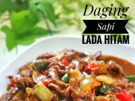 menu favorit keluarga di rumah daging sapi lada hitam by Hilda Daeng Shulo