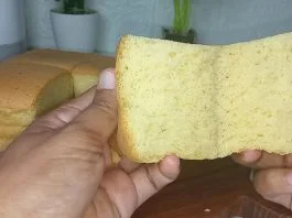 Bolu terlembut tanpa pengembang / castella cake by Fatiha
