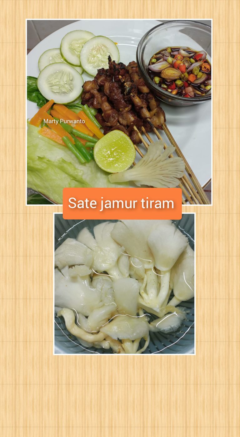 SATE JAMUR TIRAM by Marty Purwanto