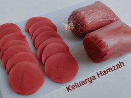 isian jajanan anak-anak SOSIS GEPENG KW by Prisilia Hamzah