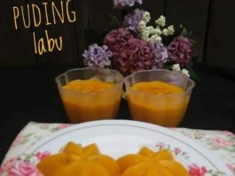 cemilan praktis dan menyegarkan Puding labu by Yunfit Yuneearti NFitria