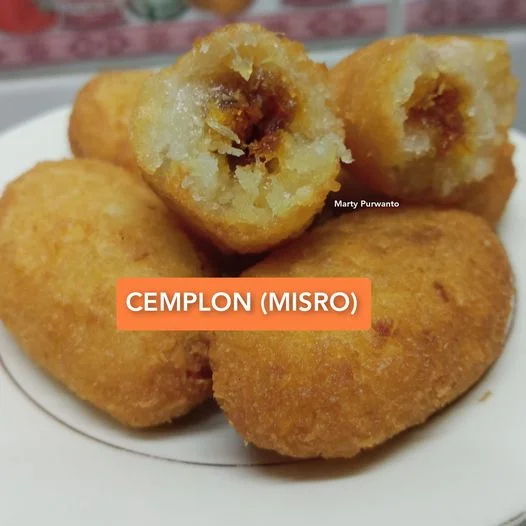 membuat jajanan jadul CEMPLON (MISRO) by Marty Purwanto misro