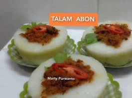 paling suka talam gurih yang satu ini TALAM ABON by Marty Purwanto