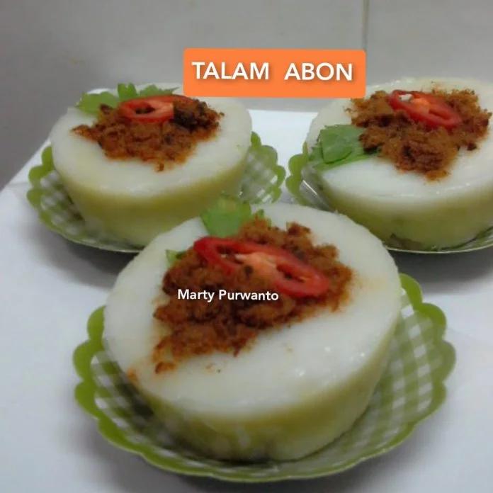 paling suka talam gurih yang satu ini TALAM ABON by Marty Purwanto