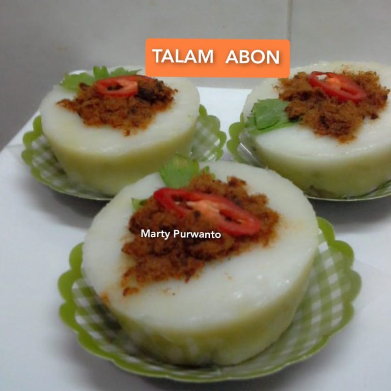 paling suka talam gurih yang satu ini TALAM ABON by Marty Purwanto