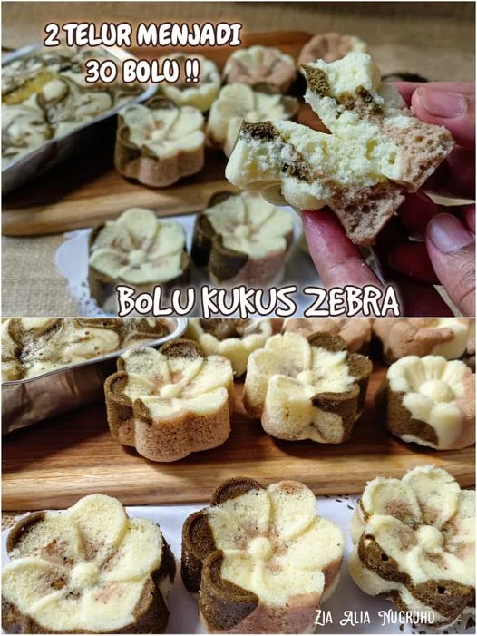 how to bake Zebra Steamed Sponge Cake how to bake Zebra Steamed Sponge Cake