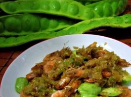 menu hari ini Udang mix petai pedas gurih by Elliyah Lim