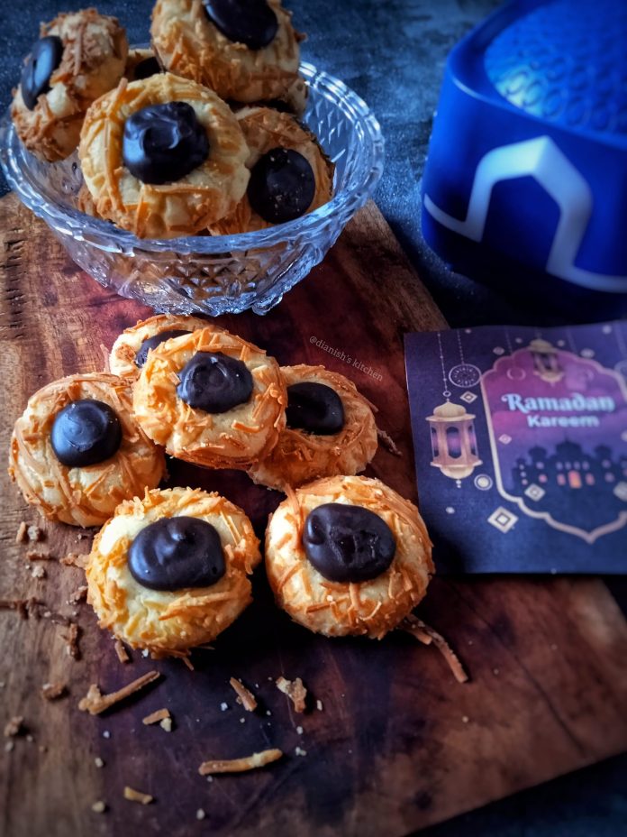 Choco Cheese Thumbprint Cookies recipe