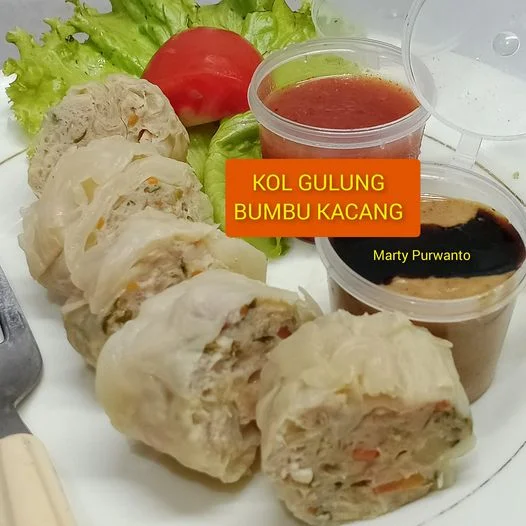 KOL GULUNG BUMBU KACANG by Marty Purwanto