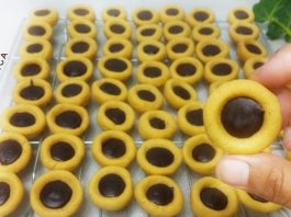 Pie coklat mini cookies by Fatiha