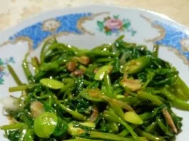 Resep Kangkung petai tauco by Elliyah Lim