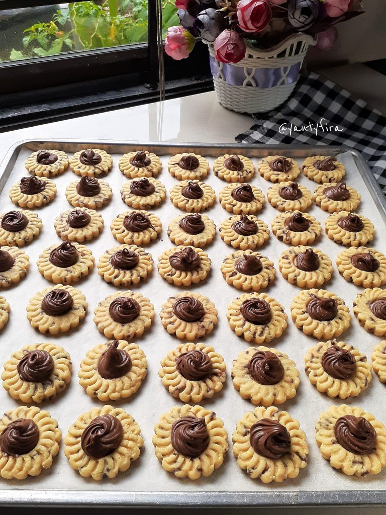 rasanya enak banget lho Nutella Tart Cookies by Yanty Fira