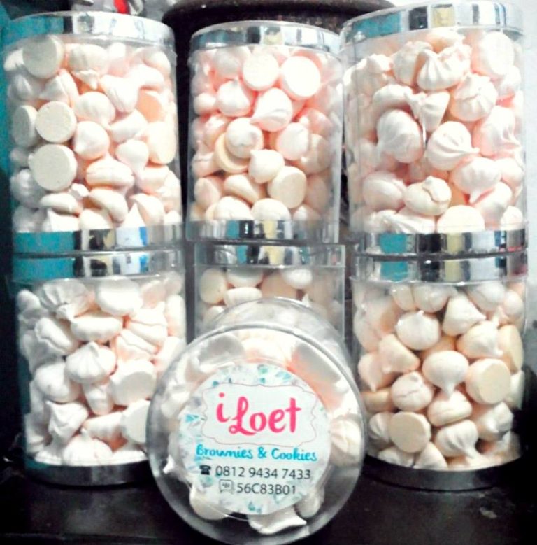 resep Meringue (Permen rainbow) by Hanum Ilah