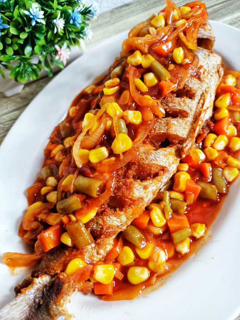 resep KAKAP dan AYAM KRISPY SAUS ASAM MANIS by Novie Kurnia Wardani