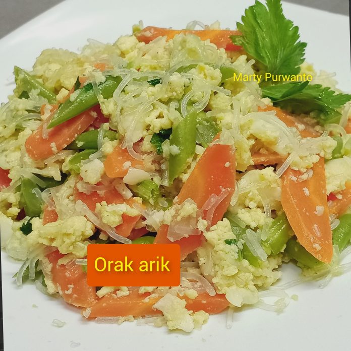 membuat orak arik yang cepat, hemat dan sehat by Marty Purwanto