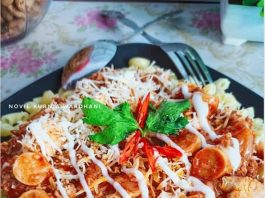 resep pasta saus bolognese by Novie Kurnia Wardani