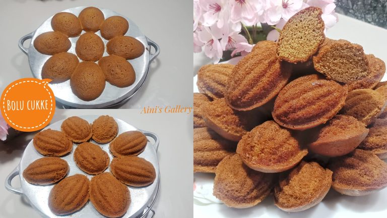 resep kue tradisional khas bugis Bolu Cukke / Bolu gula merah by itti Nuraini