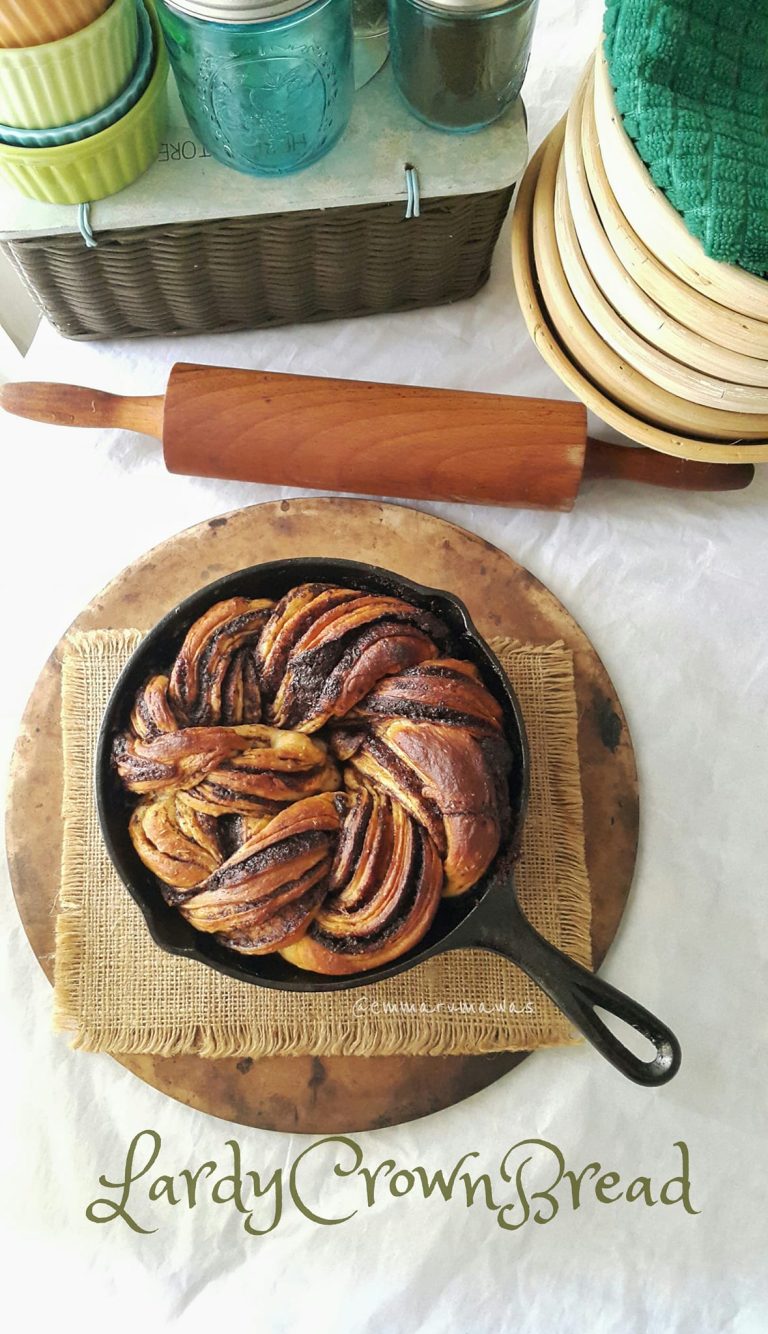 Lardy Crown Bread by Emma Rumawas